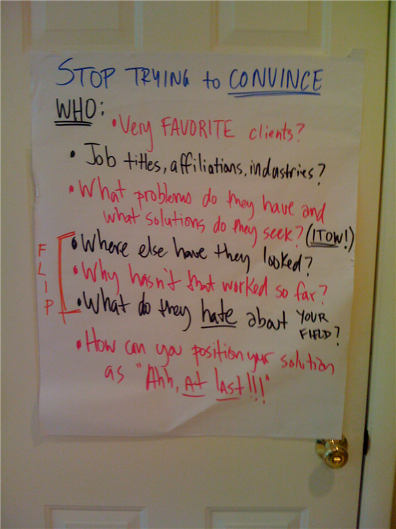 David's now-famous 7 Questions exercise that we tackle near the beginning of the morning schedule of your VIP Coaching Day.