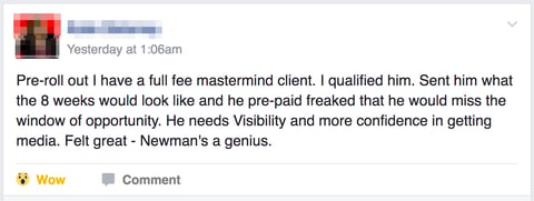 Client success mastermind