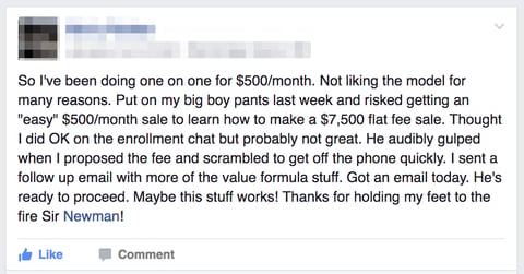 Client success coaching