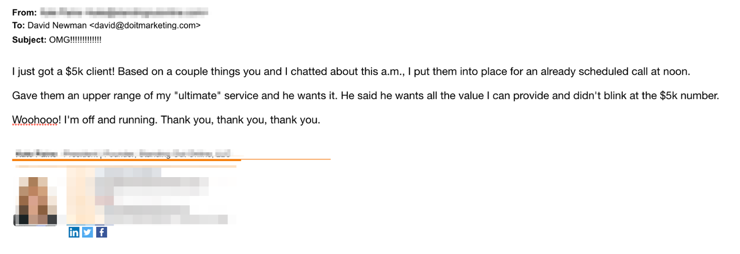 Woohoo email